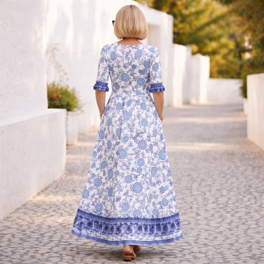 Pamela | Floral Dress - Breezy Vibe